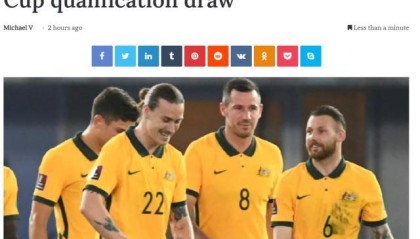 开云体育官网-澳洲媒体谈抽签只字未提中国：遗憾未与伊朗同组